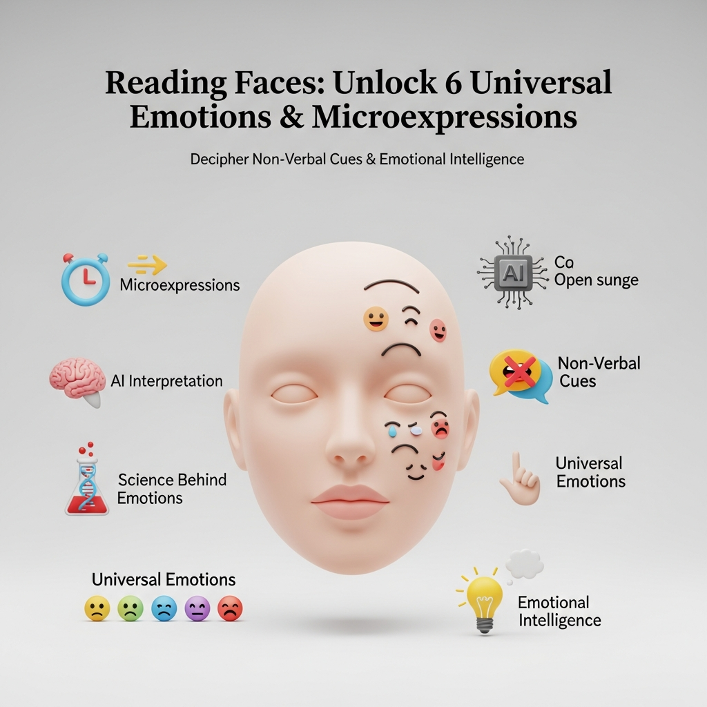Reading Faces: Unlock 6 Universal Emotions & Microexpressions